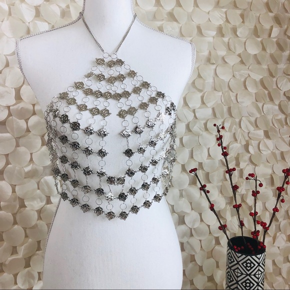 Accessories - ⛓Sexy Silver⛓ Flower Body Chain